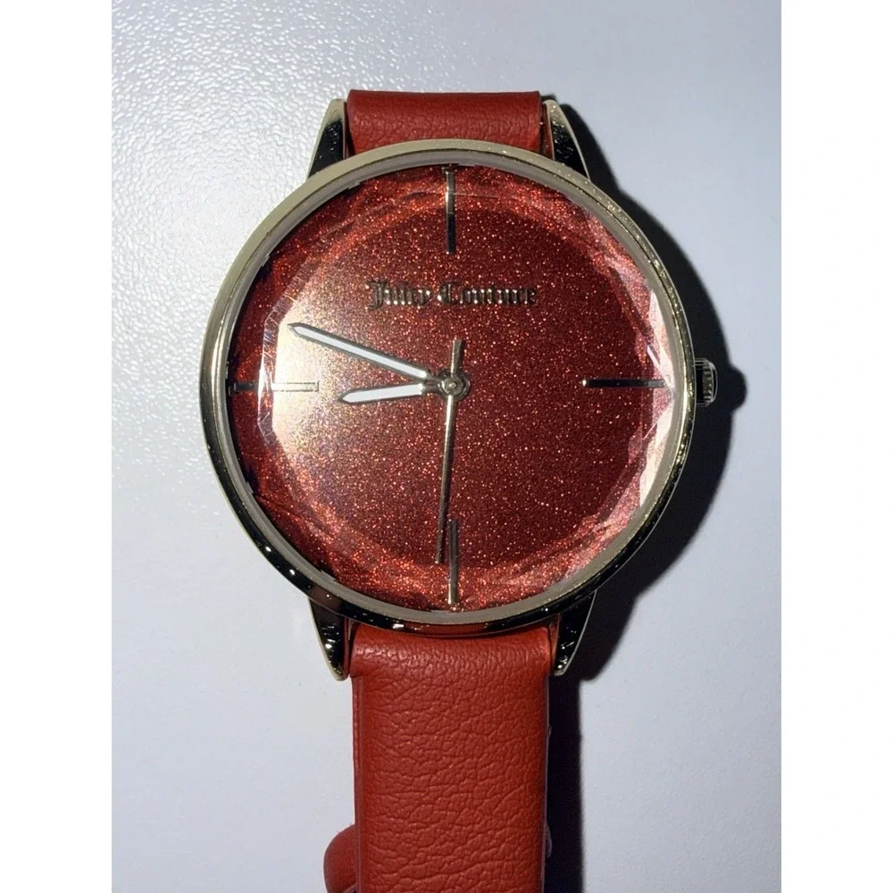 Juicy Couture Red Crystal Watch Black Label